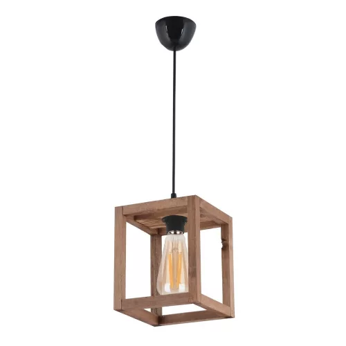 Opviq , 390FLH1841 , Cube , Barna Színű , Csillár , E27 Foglalattal