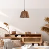 Opviq, 390FLH2177, Cone - Natural, cameleon culoare, candelabru, E27