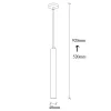 Opviq, 521SHN3370, Best - 641-S, negru culoare, candelabru, E14 dulie