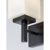 Rábalux , 71061 , Zenkai , Fali lámpa , matt fekete , IP44 , E14K ,