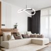 Rábalux , 72252 , Serena , Függeszték , fekete , IP20 , 4000K , 15W