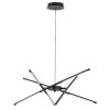 Rábalux , 72237 , Henli , Függeszték , fekete , IP20 , 3000K , 30W