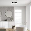 Rábalux , 71254 , Samira , Ráépíthető és Beépíthető lámpa , fekete , IP44 , 4000K , 48W