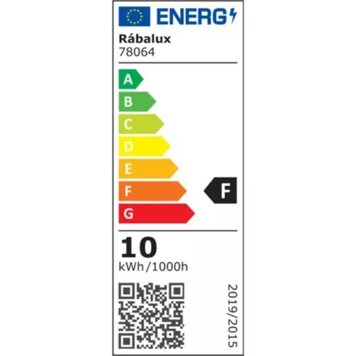 Rábalux, 78064, Bath2, iluminare blat lampă, alb, IP20, 4000K, 10W