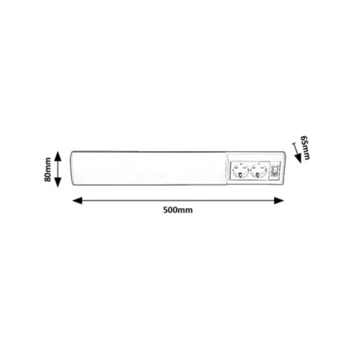 Rábalux, 78064, Bath2, iluminare blat lampă, alb, IP20, 4000K, 10W