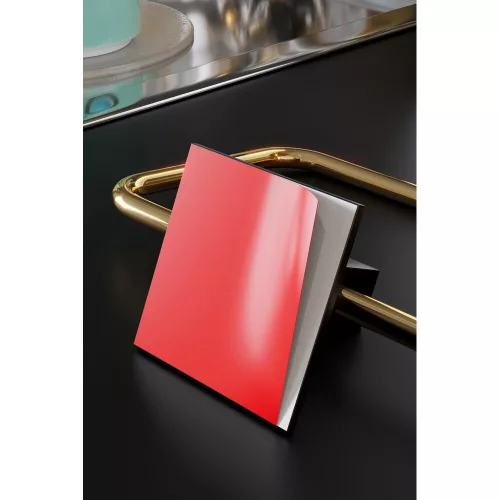 Elegáns arany fém WC-papír tartó, 8x5x16 cm | 100%-ban fém design modern fürdőszobákhoz