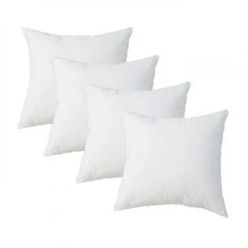 4 csomagos fehér párnatöltő, 45x45 cm, 100% poliészter