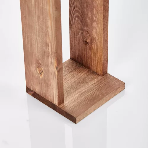 Természetes fából készült WC-papír tartó, 61 cm | Stílusos és funkcionális