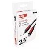 EMOS Jack kábel 3.5mm ST dugó-3.5mm ST dugalj 2.5m, SM5102