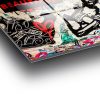 Banksy Tempered Glass Art, 45x65 cm, 4mm vastag