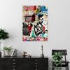Banksy Tempered Glass Art, 45x65 cm, 4mm vastag