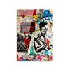 Banksy Tempered Glass Art, 45x65 cm, 4mm vastag