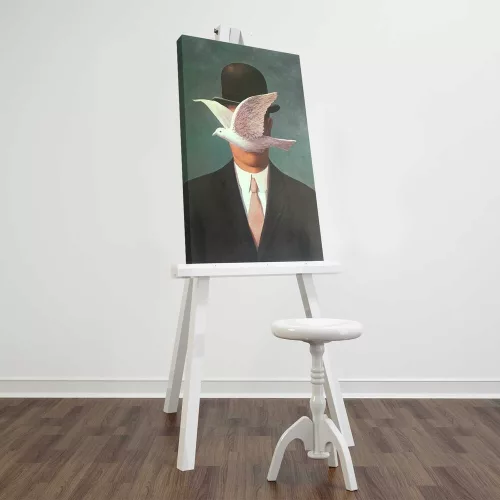 Férfi kalapban Canvas Art, 45x70 cm, Velúr