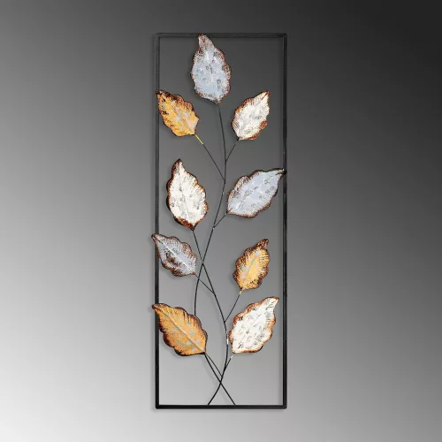 Kézzel készített fém faltartozék, 32 x 90 cm | 100% fém, egyedi design