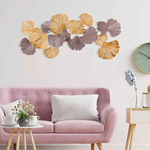 Kézzel készített fém falkiegészítő, 130 x 60 cm | 100% fém, egyedi design
