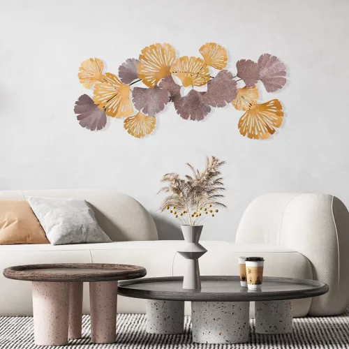 Kézzel készített fém falkiegészítő, 130 x 60 cm | 100% fém, egyedi design