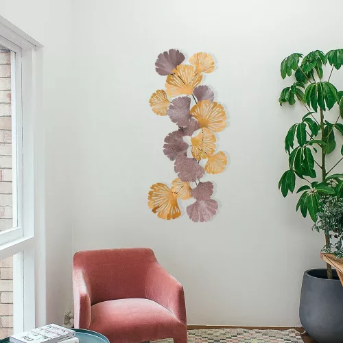 Kézzel készített fém falkiegészítő, 130 x 60 cm | 100% fém, egyedi design