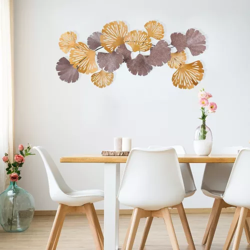 Kézzel készített fém falkiegészítő, 130 x 60 cm | 100% fém, egyedi design
