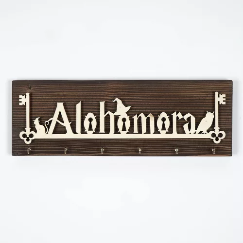 Tömör fa kulcstartó, 40 x 14 x 3 cm | Tartós & Stílusos