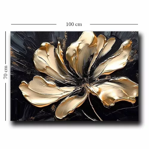 Elegáns vászonfestmény, 70x100 cm, fenyőkeret, 100% vászon