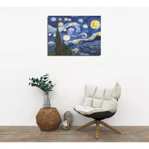 Vincent van Gogh Starry Night Canvas Art, 30x40 cm