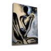 Elegáns vászonfestmény, 50x70 cm, keretes mű, 50% pamut