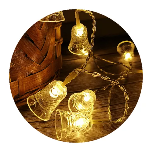 Modee Karácsonyi LED Füzér Plastic Adapteres C2014 (50LED/4,9m/10cm) warm