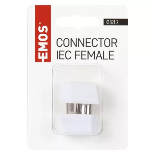 EMOS IEC csatlakozó ferde 2db/bliszter, K1821.2