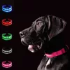 LED-es kutyanyakörv , állítható , elemes , vízálló , 40cm , L-es , pink