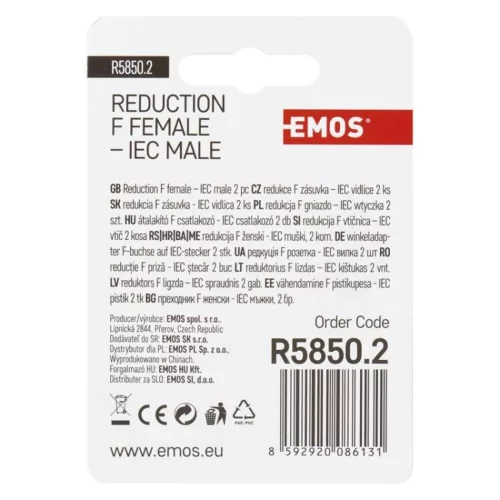 EMOS F-IEC átalakító, R5850.2