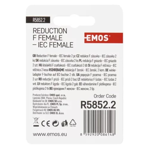 EMOS F-IEC átalakító, R5852.2