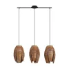 EGLO , 43295 , MONGU 1 , függeszték , E27 , 3X40W , IP20 , barna