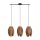 EGLO , 43295 , MONGU 1 , függeszték , E27 , 3X40W , IP20 , barna