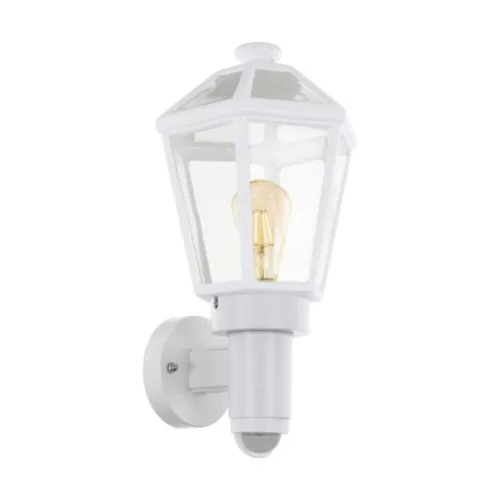 EGLO , 79288 , MONSELICE , fali lámpa , E27 , 1X28W , IP44 , fehér, átlátszó