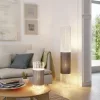 LED lámpa , asztali , E27 , acél , textil , szürke , EGLO , NORUMBEGA , 97956