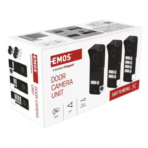 EMOS Ajtóra szerelhető színes kameraegység EM-10AHD RF-1, IP44, H3016