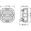 OSRAM Cube PX 1500 WIDE Munkafény