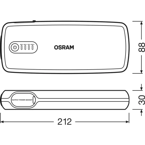 OSRAM BATTERYstart 400 Litiu cu acumulator dispozitiv de pornire