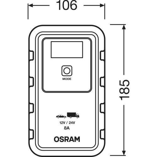 OSRAM inteligent baterie încărcător 908
