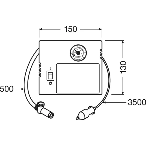 OSRAM kit de reparare anvelope