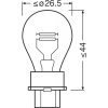 OSRAM S8 WEDGE BASE 27/7W jelzőfény