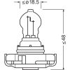 OSRAM EREDETI - PSX, PS24W Segédfény, 5202, 12.0 V