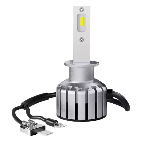 LED lámpa , égő , autó izzó , fényszóró , 2 db-os csomag , H1 , 13 Watt , hideg fehér , Plug&Play , OSRAM LEDriving TRUCK