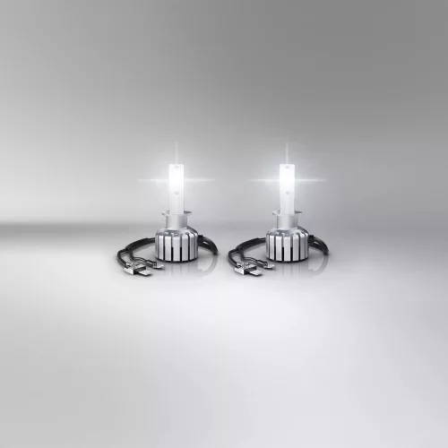 LED lámpa , égő , autó izzó , fényszóró , 2 db-os csomag , H1 , 13 Watt , hideg fehér , Plug&Play , OSRAM LEDriving TRUCK