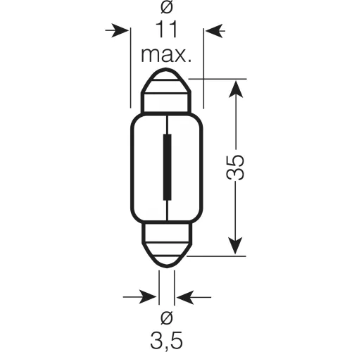 OSRAM C5W Festoons LED 5W 12V pachet de 1 bucată
