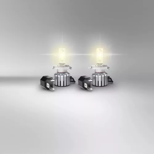 lampă LED , bec , bec auto , far , pachet de 2 bucăți , H4/R2/H19 , 14 Watt , alb cald , Plug&Play , OSRAM LEDriving , HL Vintage , OLDTIMER