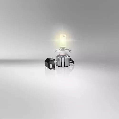 lampă LED , bec , bec auto , far , pachet de 2 bucăți , H4/R2/H19 , 14 Watt , alb cald , Plug&Play , OSRAM LEDriving , HL Vintage , OLDTIMER