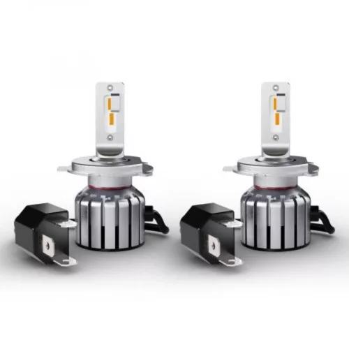lampă LED , bec , bec auto , far , pachet de 2 bucăți , H4/R2/H19 , 14 Watt , alb cald , Plug&Play , OSRAM LEDriving , HL Vintage , OLDTIMER