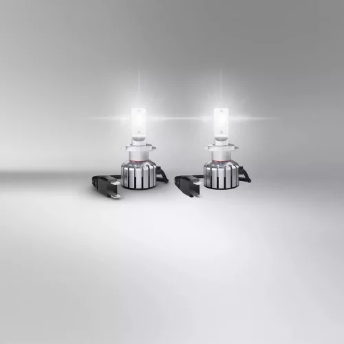 lampă LED , bec , bec auto , far , pachet de 2 bucăți , H7 , 18 Watt , alb rece , Plug&Play , OSRAM LEDriving TRUCK