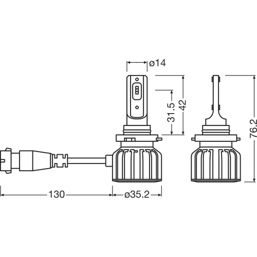 OSRAM LEDriving HL BRIGHT Off-road HB3/H10/HIR1